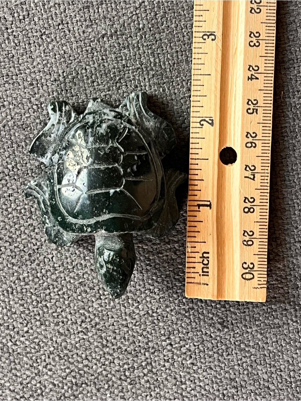Moss Agate turtle - Picture 7 of 7